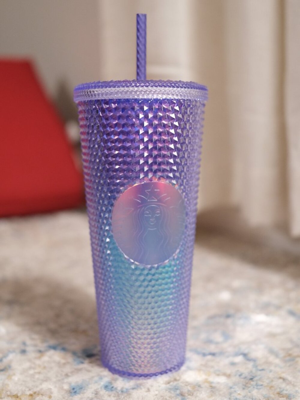 Starbucks Summer 2021 Purple Blue Ombre - Studded Cold Cup Tumbler 24oz